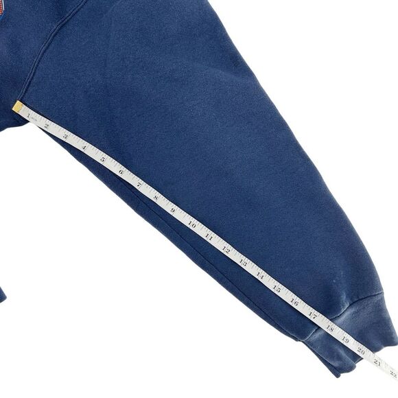 Chicago Bears 1997 Vintage Pro Player NFL Navy Blue Orange Sweater Size Large - Picture 11 of 12